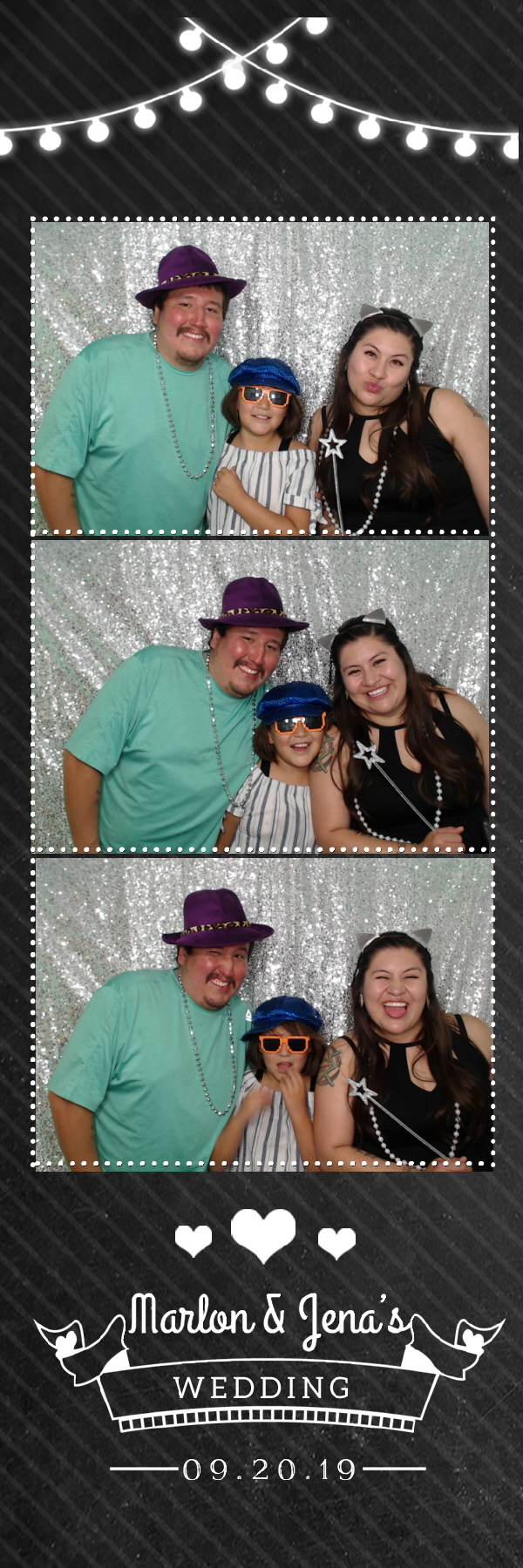 Jena and Marlon's Wedding | View more photos from the event at gallery.photoboothbillings.com/u/PhotoBoothBillings/Jena-and-Marlons-Wedding